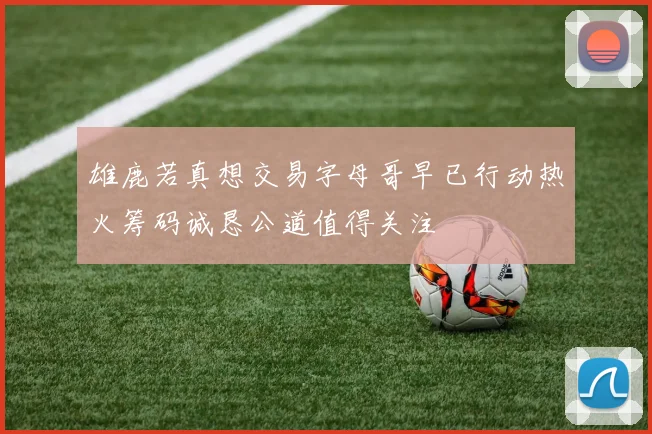 雄鹿若真想交易字母哥早已行动热火筹码诚恳公道值得关注