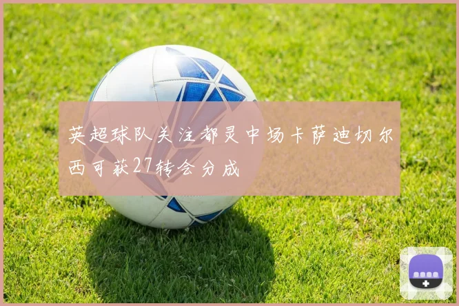 英超球队关注都灵中场卡萨迪切尔西可获27转会分成