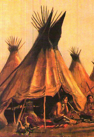 Tepee Tribu Indiane 1